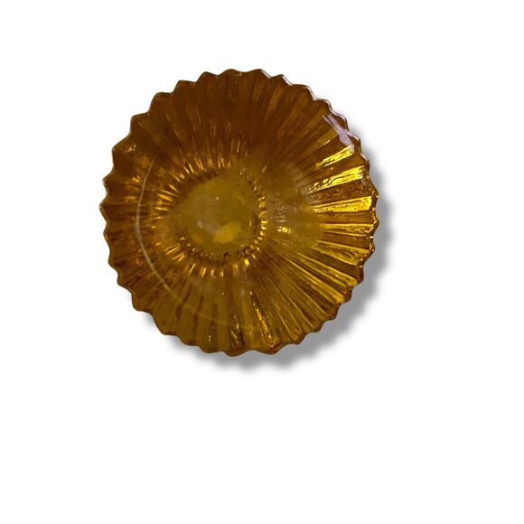 Lenox Vintage TALL Buttercup Yellow Tempo Footed Water Goblet 4 Glasses 6 3/4” - Picture 5 of 6